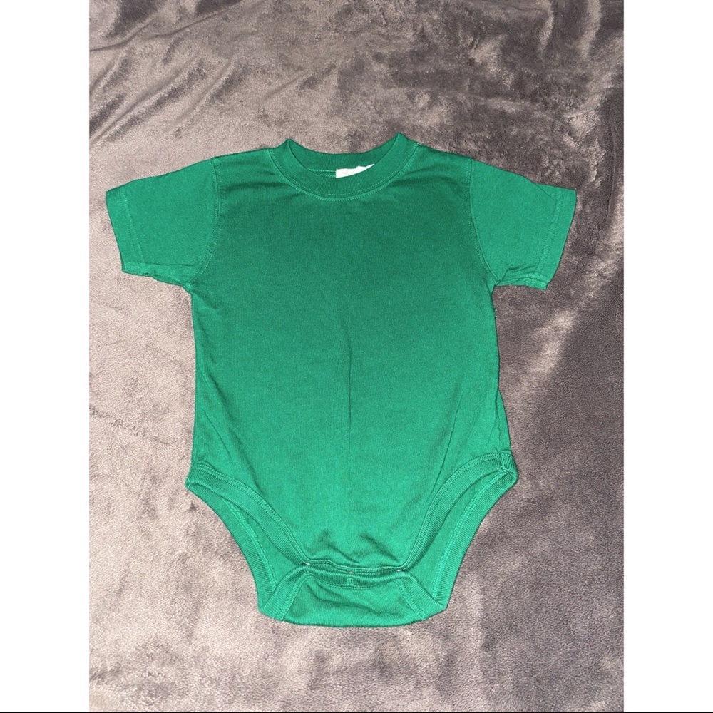 *SALE* Baby Gap Solid Green T-shirt Onesie 12-18M